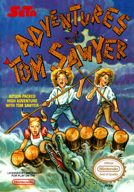 Adventures of Tom Sawyer (USA) box art